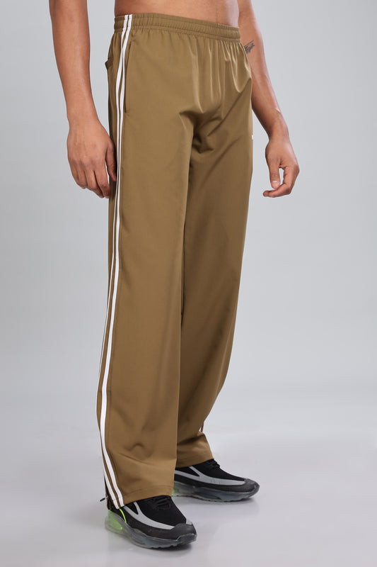 Retro Bootcut Trackpant - Brown