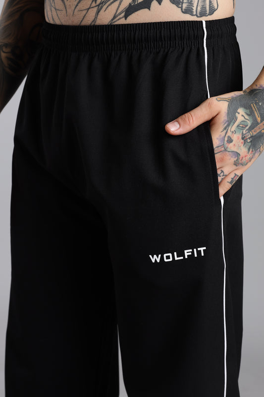 Classic Bootcut Trackpant - Black