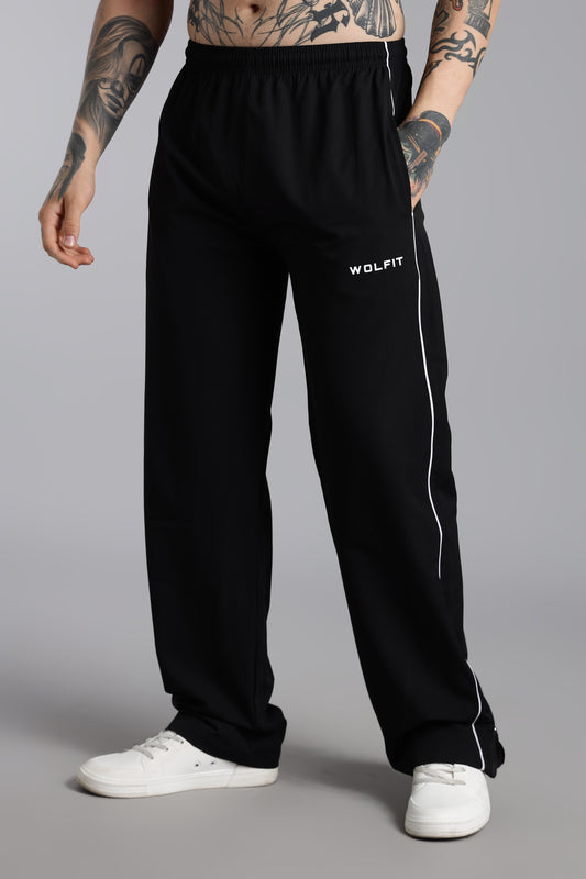 Classic Bootcut Trackpant - Black