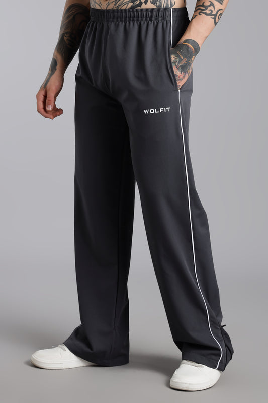 Classic Bootcut Trackpant - Dark Grey