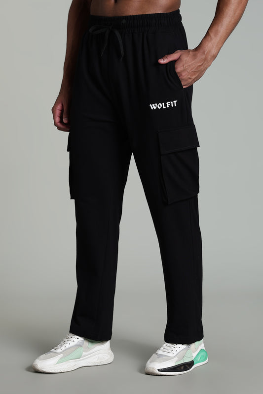 DIVINE STRAIGHTFIT CARGO - BLACK