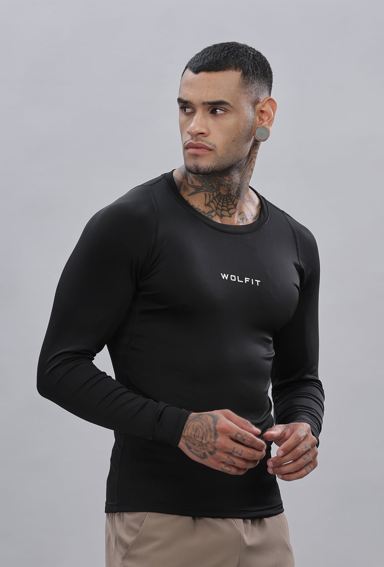 502 Speed Compression Full Sleeve T-shirt Black – Wolfit Athleisure