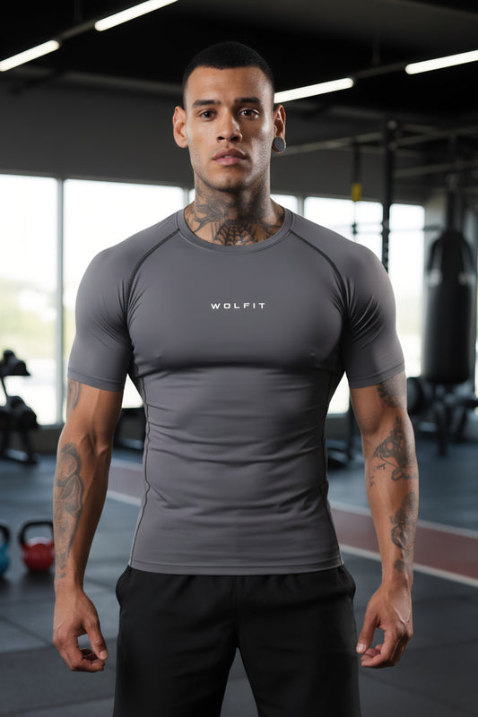 503 Evolve compression tshirt half sleeve - Grey