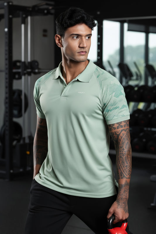 Performance Polo Tshirt - Pista Green