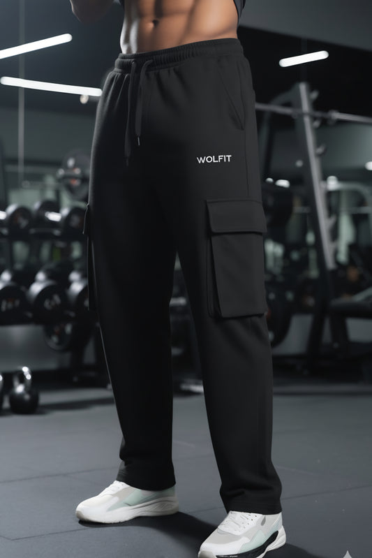 DIVINE STRAIGHTFIT CARGO - BLACK