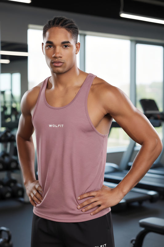 Wavy Jacquard Stringer - Mauve