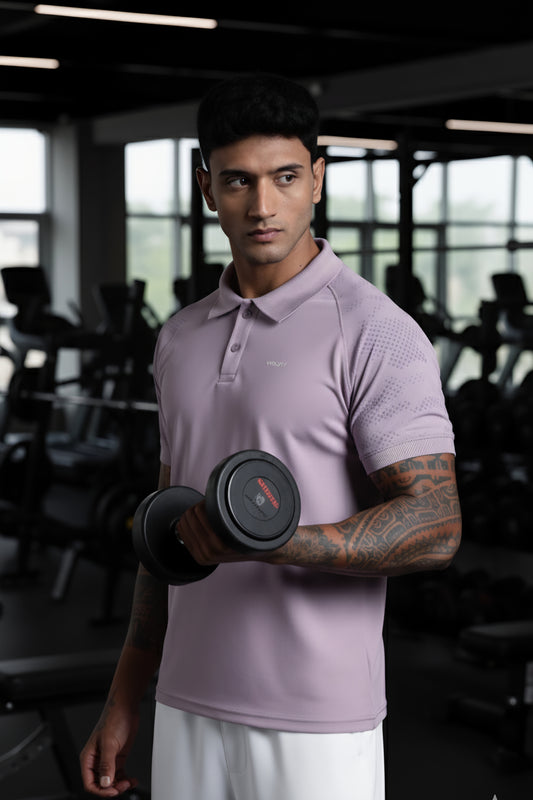 Performance Polo Tshirt - Purple