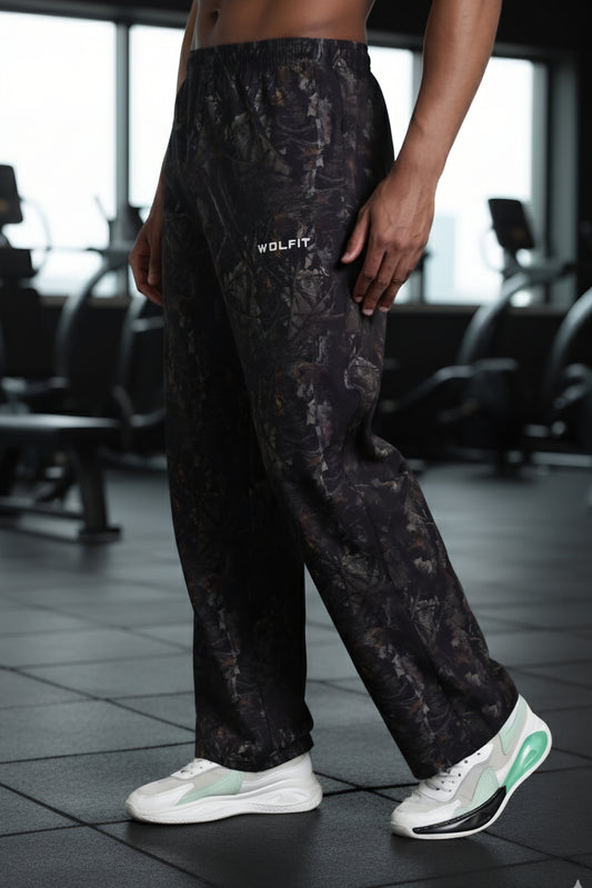 OUTLAND CAMOUFLAGE TRACK PANT- SNAKE GREEN