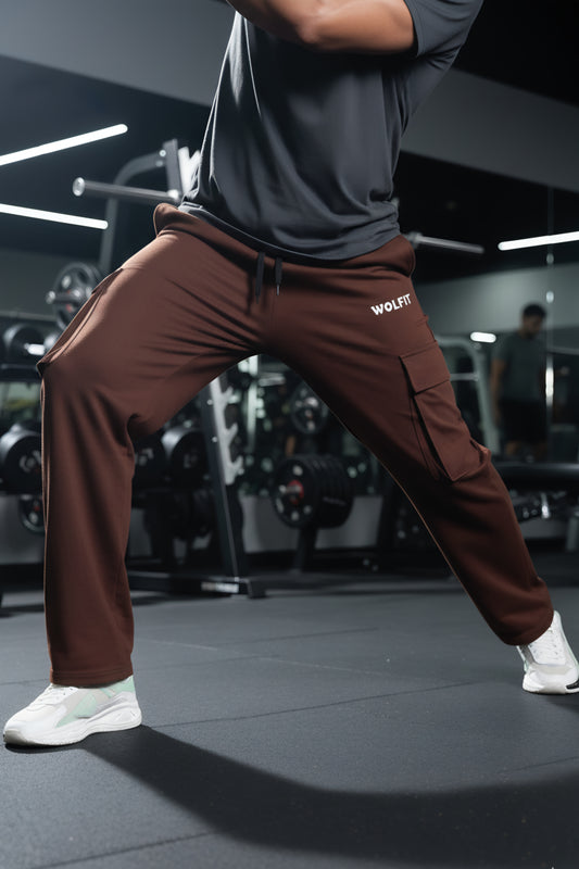 DIVINE STRAIGHTFIT CARGO - DARK BROWN