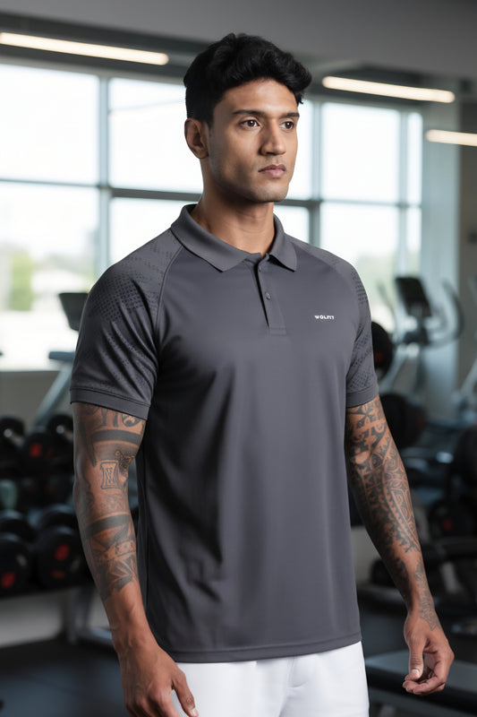 Performance Polo Tshirt - Grey