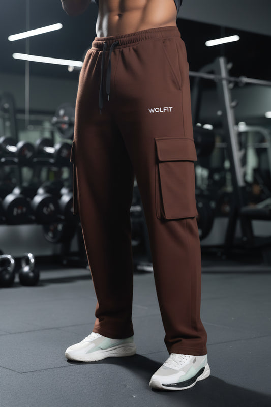 DIVINE STRAIGHTFIT CARGO - DARK BROWN