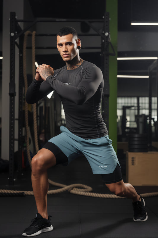 504 Evolve compression tshirt Full sleeve - Black