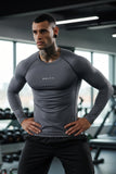 504 Evolve compression tshirt Full sleeve - Grey