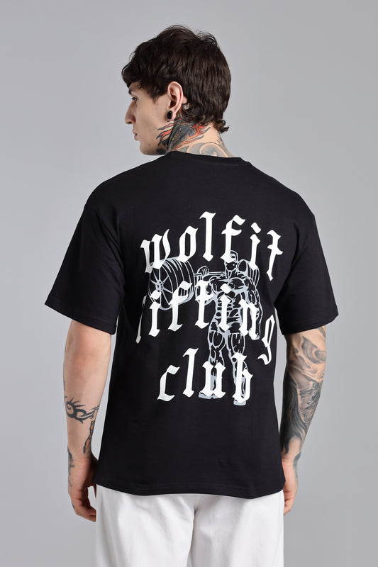 110 Lifting Club Oversize Tshirt - Black