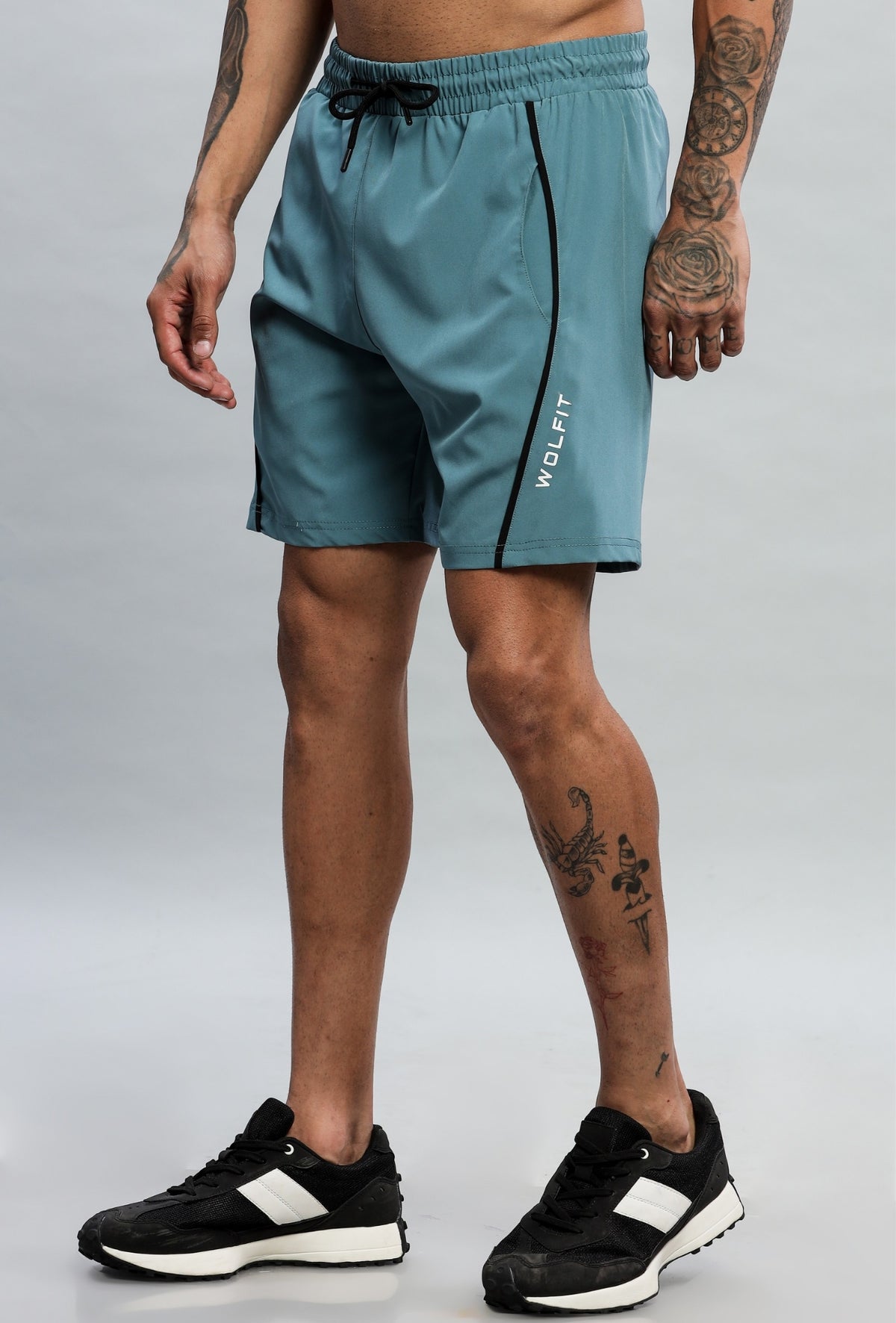 Crest Lifting Shorts - Teal Blue