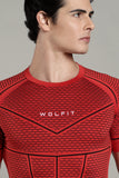 505 Active Compression Half Sleeves T shirt - Red