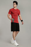 505 Active Compression Half Sleeves T shirt - Red