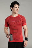 505 Active Compression Half Sleeves T shirt - Red