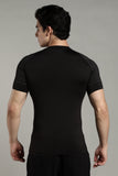 505 Active Compression Half Sleeves T shirt - Black