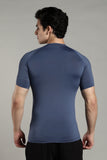 505 Active Compression Half Sleeves T shirt - Blue