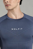 505 Active Compression Half Sleeves T shirt - Blue