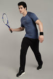 505 Active Compression Half Sleeves T shirt - Blue