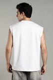 Wolfit No Mercy Cut Off Tshirt- White