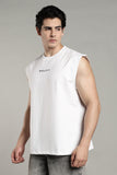 Wolfit No Mercy Cut Off Tshirt- White