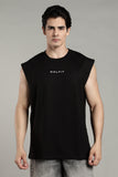 Wolfit No Mercy Cut Off Tshirt- Black