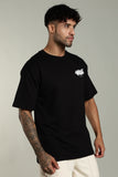 114 WOLFIT POP UP DROP OVERSIZE TSHIRT - LUNAR BLACK