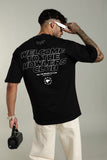 113 HOWLERS CLUB OVERSIZE GRAPHIC TSHIRT - CARBON BLACK