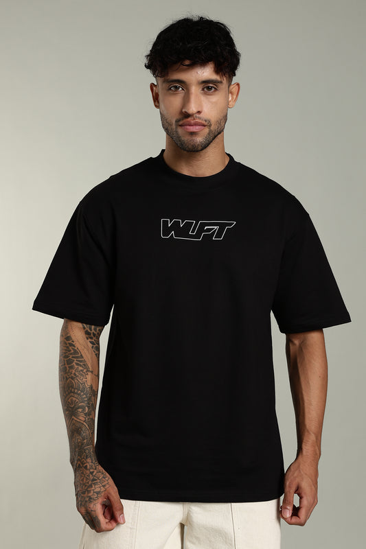 113 HOWLERS CLUB OVERSIZE GRAPHIC TSHIRT - CARBON BLACK