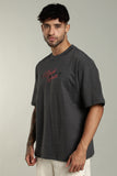 112 BREAK LIMITS OVERSIZE GRAPHIC TSHIRT - DARK GREY