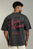 112 BREAK LIMITS OVERSIZE GRAPHIC TSHIRT - DARK GREY