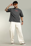 112 BREAK LIMITS OVERSIZE GRAPHIC TSHIRT - DARK GREY