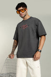 112 BREAK LIMITS OVERSIZE GRAPHIC TSHIRT - DARK GREY