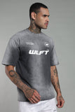 116 SPRAY WASH OVERSIZE TEE-GREY