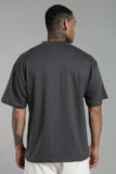 117 ATHLETE OVERSIZE TEE- DARK GREY