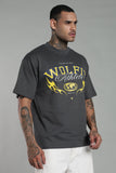 117 ATHLETE OVERSIZE TEE- DARK GREY