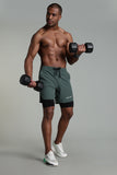 Limitless 2 in 1 6" shorts - Shadow Green