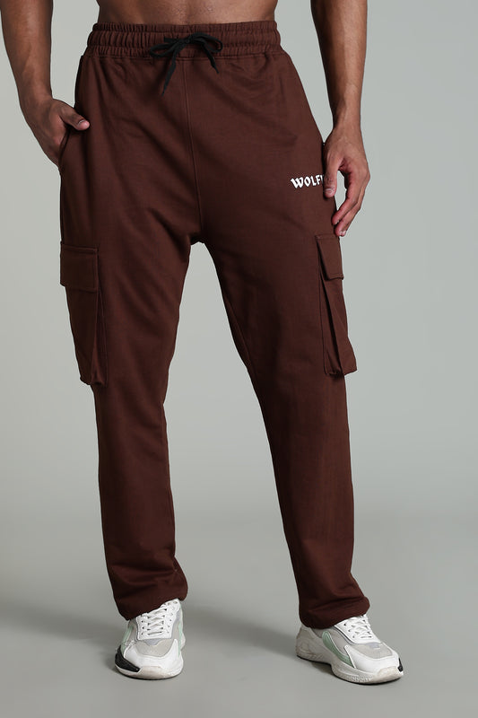 DIVINE STRAIGHTFIT CARGO - DARK BROWN