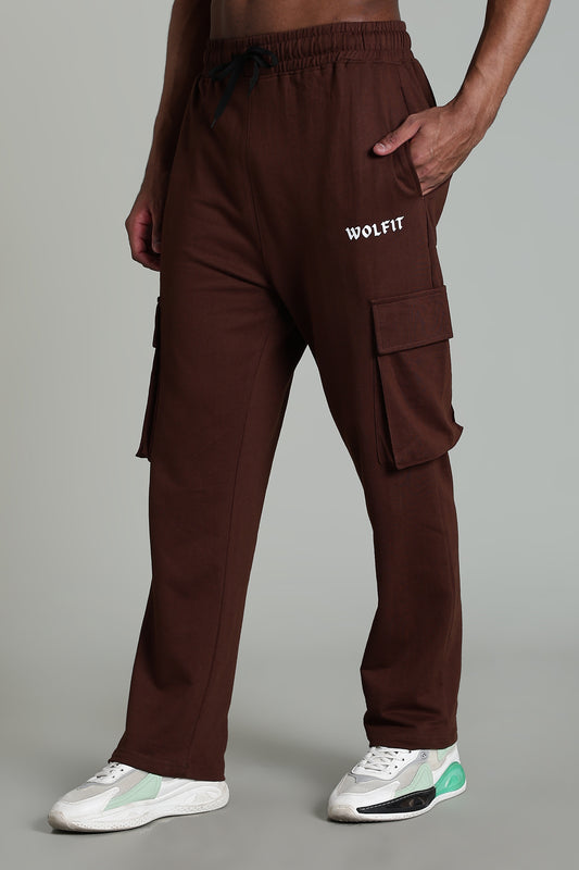 DIVINE STRAIGHTFIT CARGO - DARK BROWN