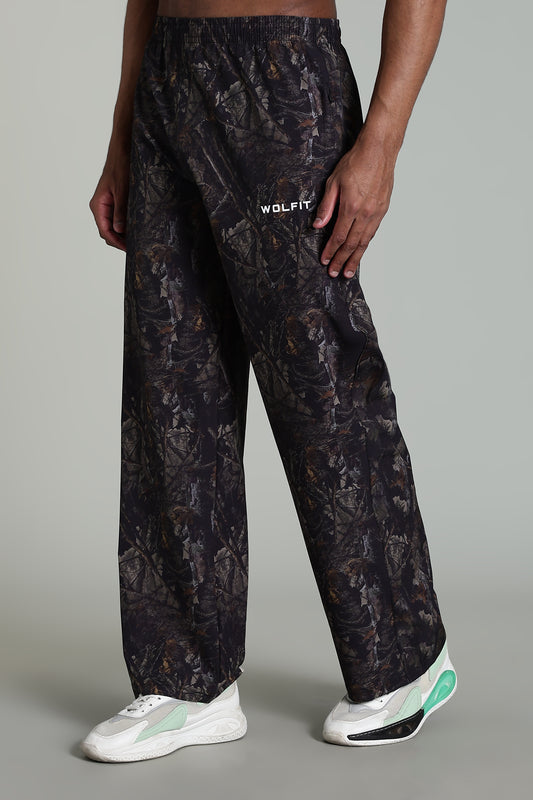 OUTLAND CAMOUFLAGE TRACK PANT- SNAKE GREEN