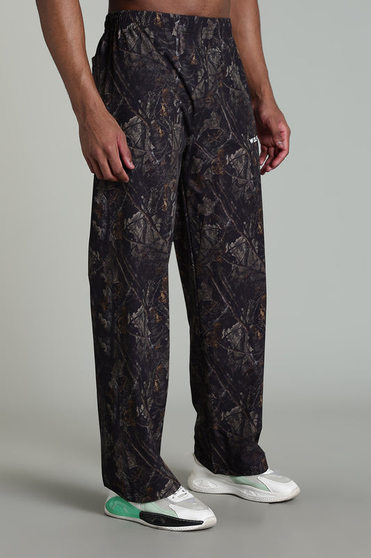 OUTLAND CAMOUFLAGE TRACK PANT- SNAKE GREEN