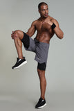 Limitless 2 in 1 6" shorts - Ash grey