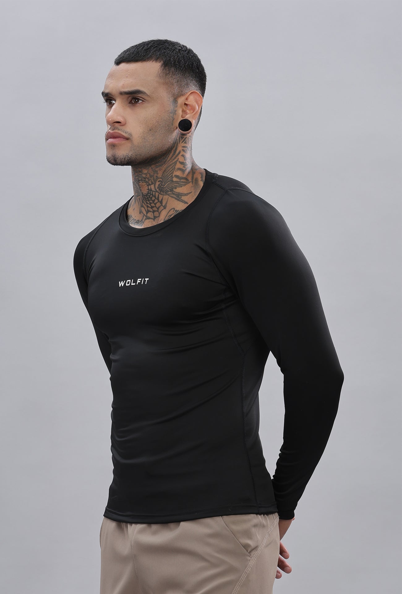 502 Speed Compression Full Sleeve T-shirt - Black