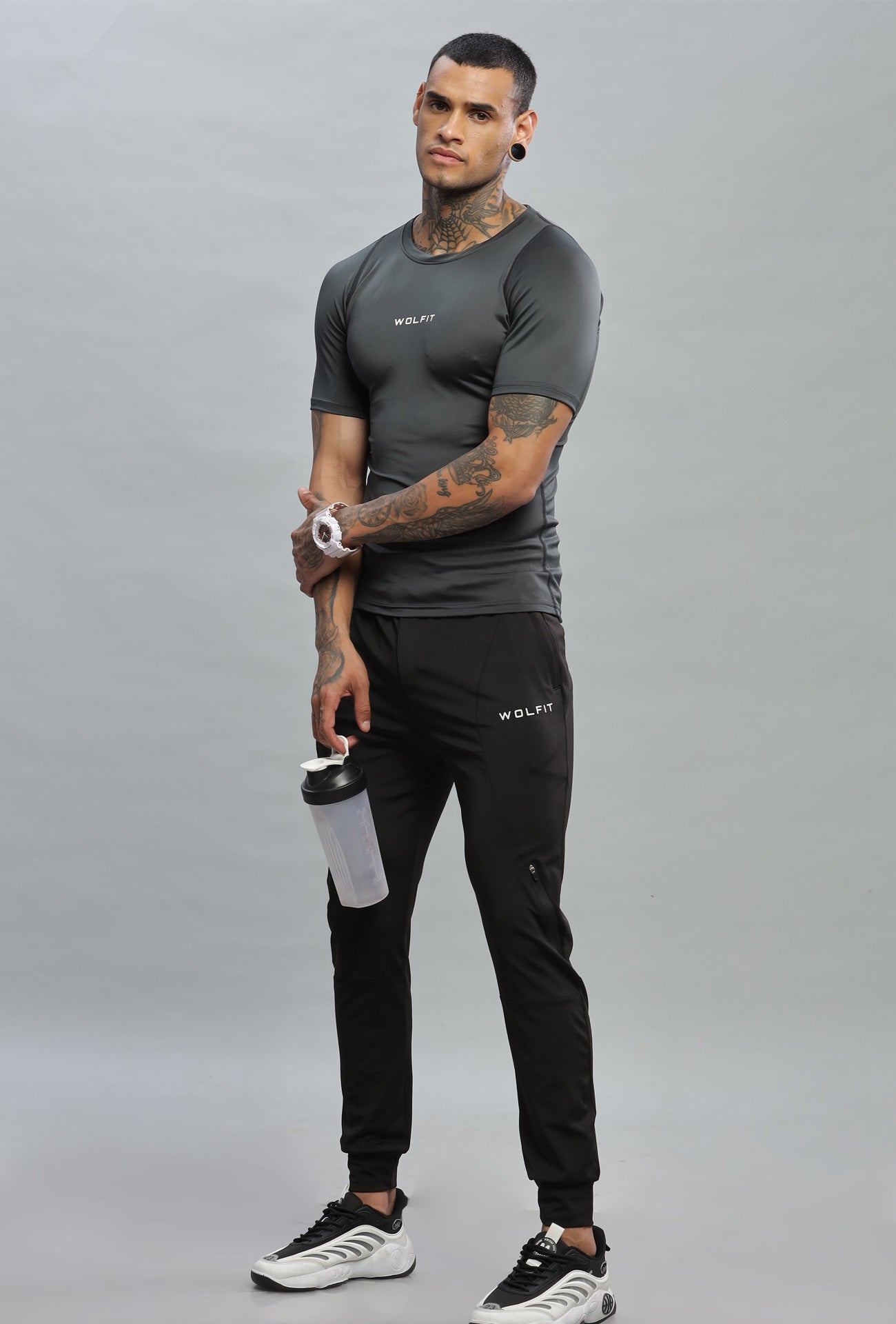 501 Speed Compression Half Sleeve T-shirt - Dark Grey