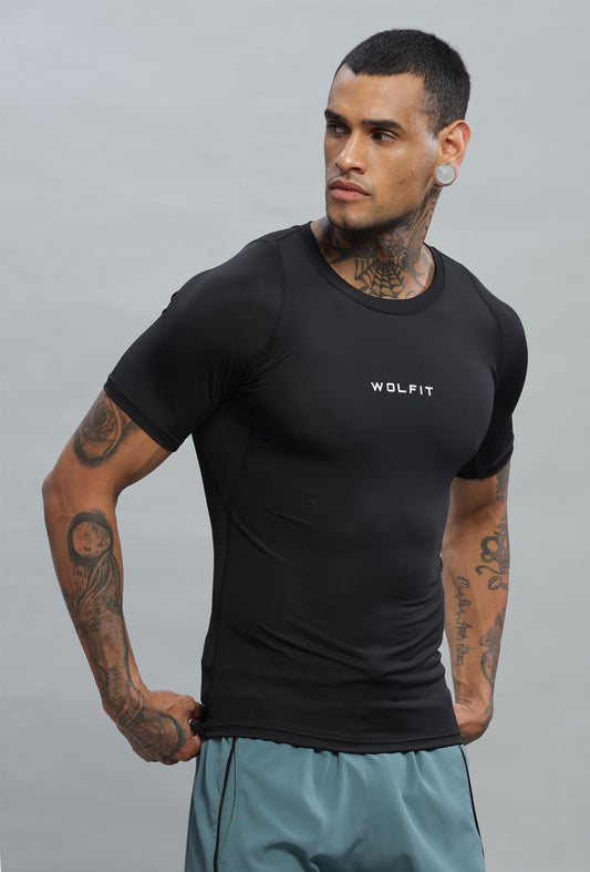 501 Speed Compression Half Sleeve T-shirt - Black