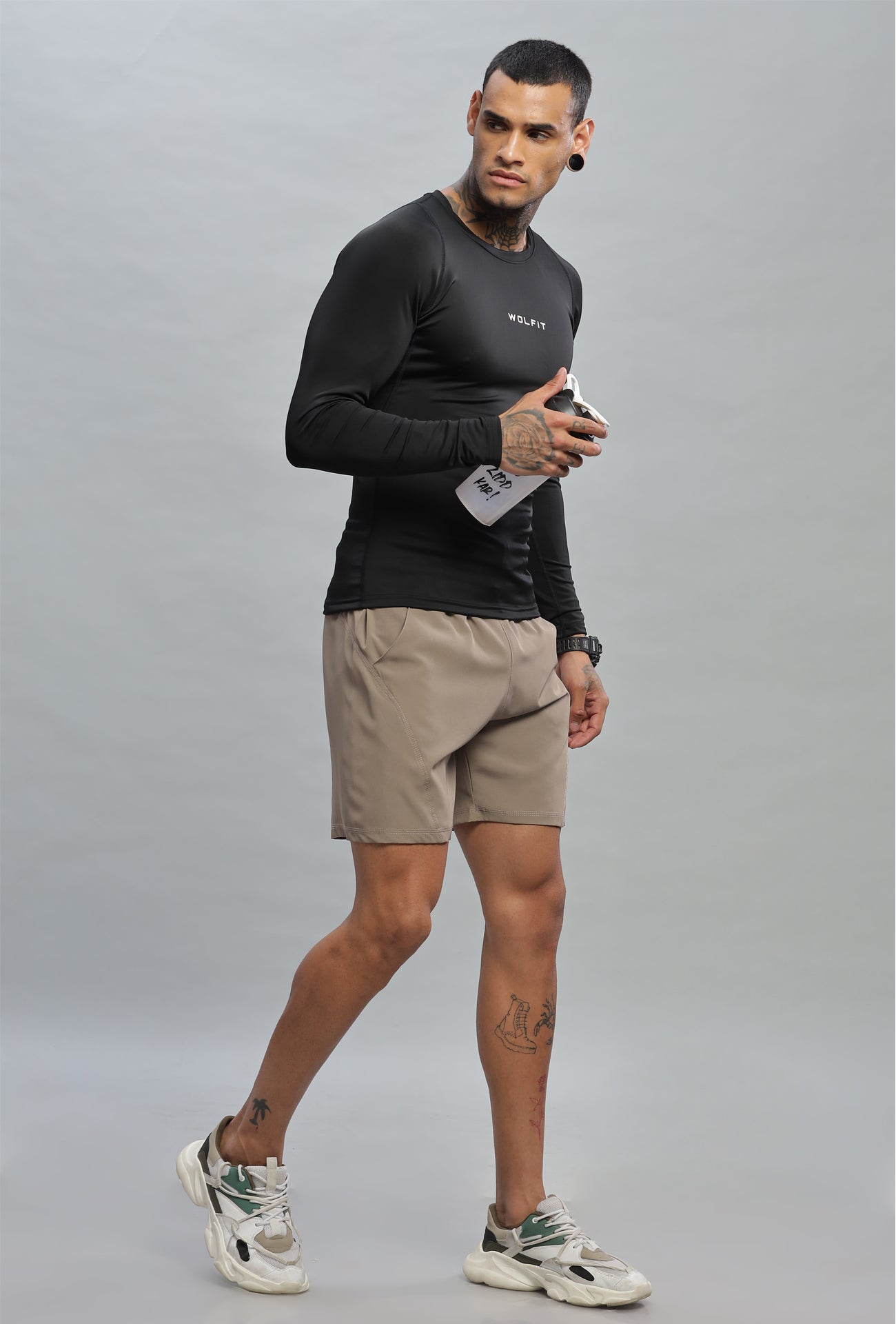 502 Speed Compression Full Sleeve T-shirt - Black