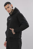 807 Wolf Man Oversize Hoodie - Black